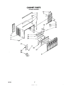 04 - Cabinet parts for Whirlpool Air Conditioner AC0752XT1 from AppliancePartsPros.com