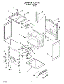 03 - Chassis Parts parts for Whirlpool Range IEP314RQ2 from AppliancePartsPros.com