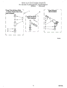 08 - Water System parts for Whirlpool Washer 3LBR5132AN0 from AppliancePartsPros.com