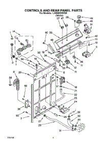03 - Controls And Rear Panel parts for Whirlpool Washer LA8860XWQ0 from AppliancePartsPros.com