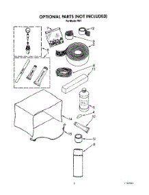 05 - Optional parts for Whirlpool Air Conditioner R61 from AppliancePartsPros.com