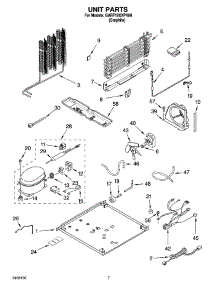 04 - Unit Parts parts for Whirlpool Refrigerator GARF19XXPK00 from AppliancePartsPros.com