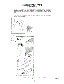 05 - Accessory Kit parts for Whirlpool Air Conditioner AR0500XT0 from AppliancePartsPros.com