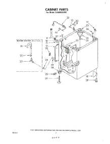 06 - Cabinet parts for Whirlpool Washer LA5880XKW2 from AppliancePartsPros.com