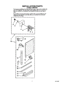 04 - Installation Parts parts for Whirlpool Air Conditioner ACM072XZ0 from AppliancePartsPros.com