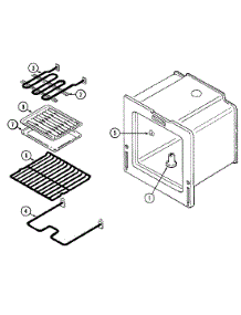 03 - Oven parts for Magic Chef Range 3500SPA from AppliancePartsPros.com