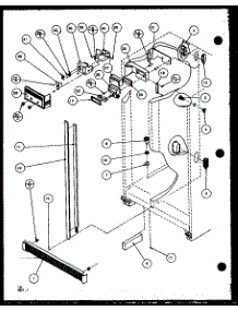 12 - Ref; Fz Controls And Cabinet Parts parts for Amana Refrigerator 35531 / P1121905W W from AppliancePartsPros.com