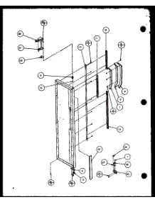 03 - Fz Door parts for Amana Refrigerator 35538 / P1121906W L from AppliancePartsPros.com