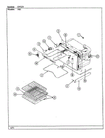 04 - Oven parts for Magic Chef Range 35HA-92DX-ON from AppliancePartsPros.com