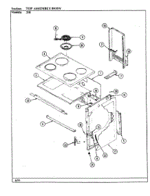 05 - Top Assy. / Body parts for Magic Chef Range 35HA-92DX-ON from AppliancePartsPros.com