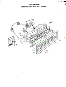 03 - Control Panel parts for Jenn-Air Oven 3601ESC from AppliancePartsPros.com