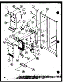 02 - Evap And Air Handling parts for Amana Refrigerator 36071 / P1115801W from AppliancePartsPros.com