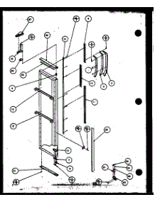 04 - Fz Door parts for Amana Refrigerator 36071 / P1115801W from AppliancePartsPros.com