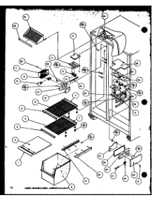 08 - Fz Shelving And Ref Light parts for Amana Refrigerator 36271W / P1121801W W from AppliancePartsPros.com