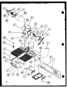 12 - Machine Compartment - Pan Comp parts for Amana Refrigerator 36548L / P1121703W L from AppliancePartsPros.com