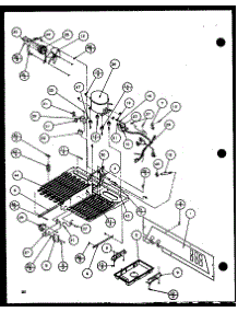 10 - Machine Compartment parts for Amana Refrigerator 36561 / P1115501W from AppliancePartsPros.com