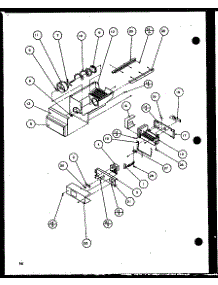 09 - Ice Bucket And Ice Maker parts for Amana Refrigerator 36571 / P1115505W from AppliancePartsPros.com