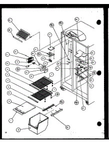 06 - Fz Shelving And Ref Light parts for Amana Refrigerator 36581 / P1115601W from AppliancePartsPros.com