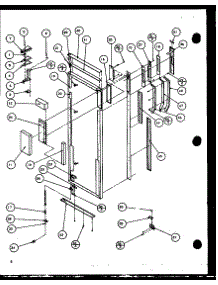 10 - Ref Door parts for Amana Refrigerator 36581 / P1115601W from AppliancePartsPros.com