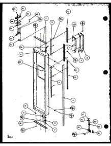 07 - Fz Door parts for Amana Refrigerator 36768L / P1135803W L from AppliancePartsPros.com