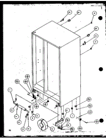 03 - Drain And Rollers parts for Amana Refrigerator 36791 / P1152601W W from AppliancePartsPros.com