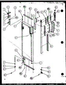11 - Ref Door parts for Amana Refrigerator 36791 / P1152601W W from AppliancePartsPros.com