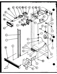 14 - Ref / Fz Controls And Cabinet Part parts for Amana Refrigerator 36791 / P1152601W W from AppliancePartsPros.com