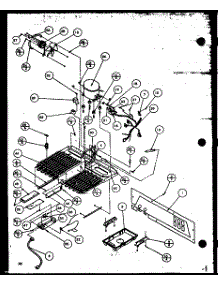 10 - Machine Compartment parts for Amana Refrigerator 36795 / P1152603W E from AppliancePartsPros.com