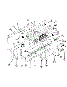 02 - Control Panel parts for Magic Chef Range 38FA-5TVW from AppliancePartsPros.com