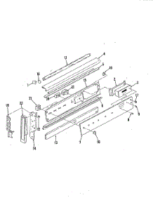 02 - Control Panel parts for Magic Chef Range 38FN-4EXW from AppliancePartsPros.com