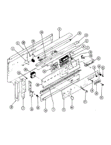 02 - Control Panel parts for Magic Chef Range 38HA-6TVW-EV from AppliancePartsPros.com