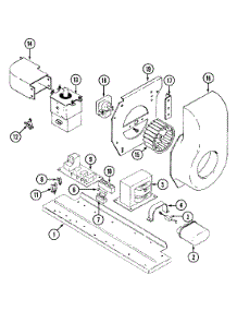 04 - Microwave Components parts for Magic Chef Range 3968VVV from AppliancePartsPros.com