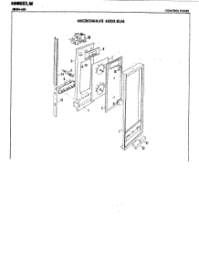 03 - Control Panel parts for Jenn-Air Microwave 4001EMC from AppliancePartsPros.com
