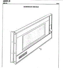 04 - Door parts for Jenn-Air Microwave 4001EMC from AppliancePartsPros.com