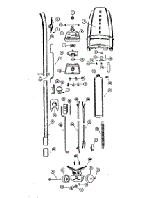 02 - Handle, Tank, Switch parts for Hoover Vacuum 5476 from AppliancePartsPros.com