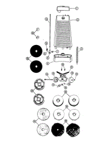 03 - Tank, Brushes_Pads parts for Hoover Floor Scrubber Polisher 5477 from AppliancePartsPros.com
