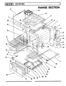 02 - Control Panel parts for Admiral Range 571WHK from AppliancePartsPros.com