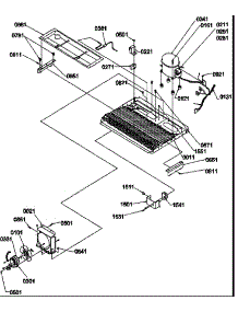 09 - Machine Compartment & Muffler Assy parts for Amana Refrigerator 58635 / P1317501W E from AppliancePartsPros.com