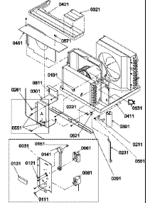03 - Control Panel & Miscellaneous Parts parts for Amana Air Conditioner 5P2MY / P1162304R from AppliancePartsPros.com