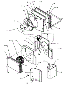 03 - Evap, Condenser, Insul & Air Flow System parts for Amana Air Conditioner 5QZ21TB / P1200701R from AppliancePartsPros.com