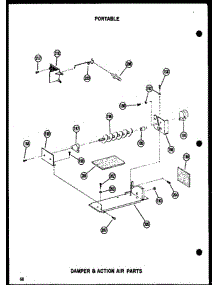 04 - Damper & Action Air Parts parts for Amana Air Conditioner 5-SPN / P5497301R from AppliancePartsPros.com