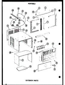 06 - Exterior Parts parts for Amana Air Conditioner 5-SPN / P5497301R from AppliancePartsPros.com