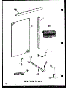 07 - Installation Kit Parts parts for Amana Air Conditioner 5-SPN / P5497301R from AppliancePartsPros.com