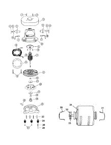 02 - Motor Assembly parts for Hoover Washer 0515 from AppliancePartsPros.com