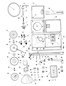 03 - Pump, Hoses,Microswitch parts for Hoover Washer 0515 from AppliancePartsPros.com