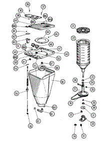 04 - Spincan parts for Hoover Washer 0613 from AppliancePartsPros.com