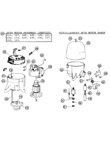 05 - Spinmotor parts for Hoover Washer 0613 from AppliancePartsPros.com