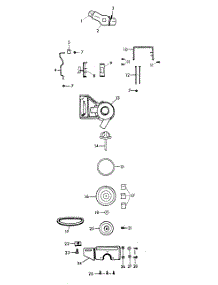 02 - Pump parts for Hoover Washer 0617 from AppliancePartsPros.com
