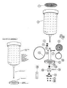 04 - Spincan parts for Hoover Washer 0617 from AppliancePartsPros.com