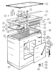 04 - Shell parts for Hoover Washer 0620 from AppliancePartsPros.com